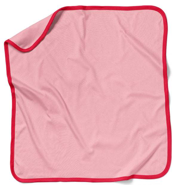 flufi rosa pig com viés vermelho morango 2 camadas de algodão