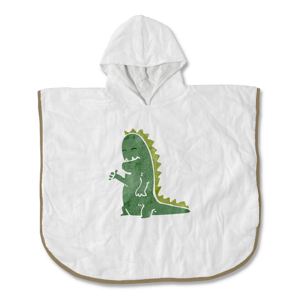 dino amigão no roupão