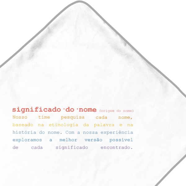 significado do nome arco-íris cores pastéis na toalha com capuz