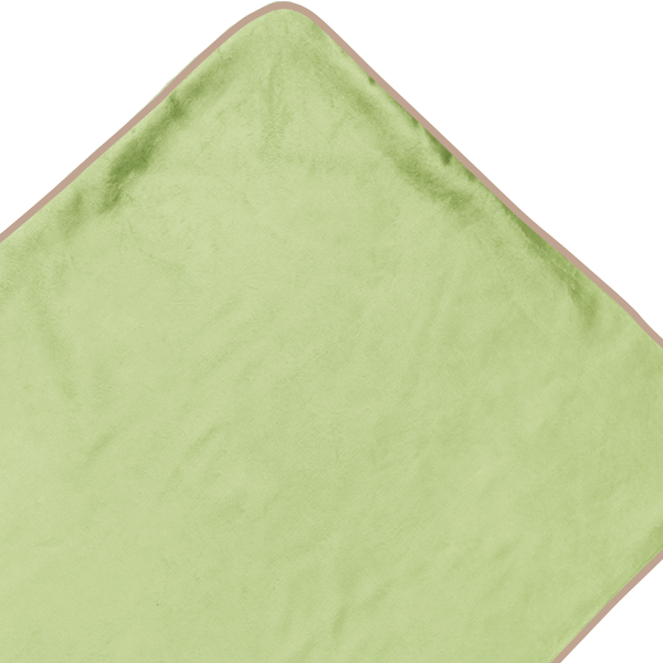 toalha com capuz verde folha