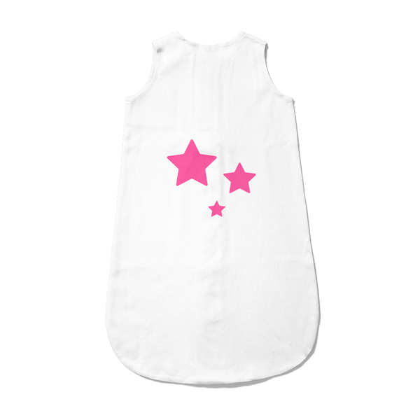 estrela pink no lençol de vestir